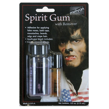 mehron Spirit Gum with Spirit Gum Remover - Liquid - Free Shipping