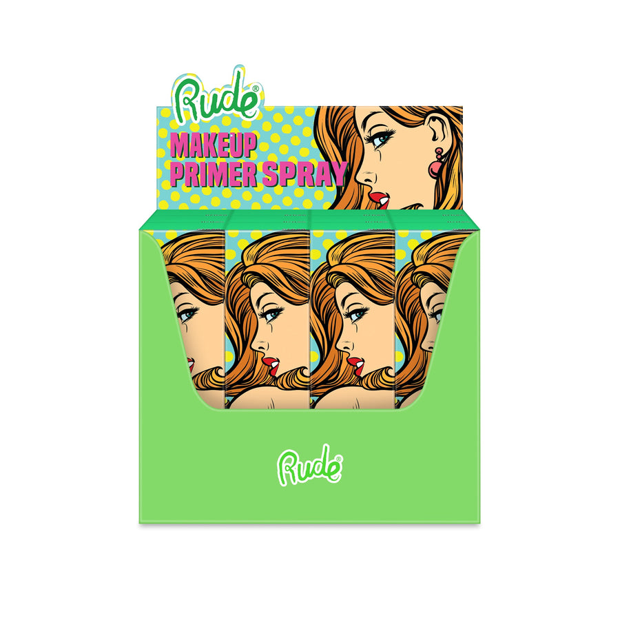 RUDE Make Up Primer Spray Paper Display Set, 12 Pieces - Free Shipping