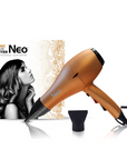 1875W DC Motor Hair Dryer: 3x Airflow & Heat Settings, Cool Shot, Soft Touch, Magnet Box