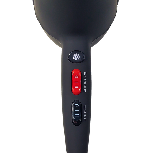 1875W DC Motor Hair Dryer: 3x Airflow & Heat Settings, Cool Shot, Soft Touch, Magnet Box