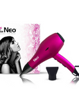 1875W DC Motor Hair Dryer: 3x Airflow & Heat Settings, Cool Shot, Soft Touch, Magnet Box