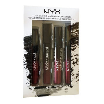 NYX Lush Lashes Mascara Collection - 4 Mascaras - Free Shipping