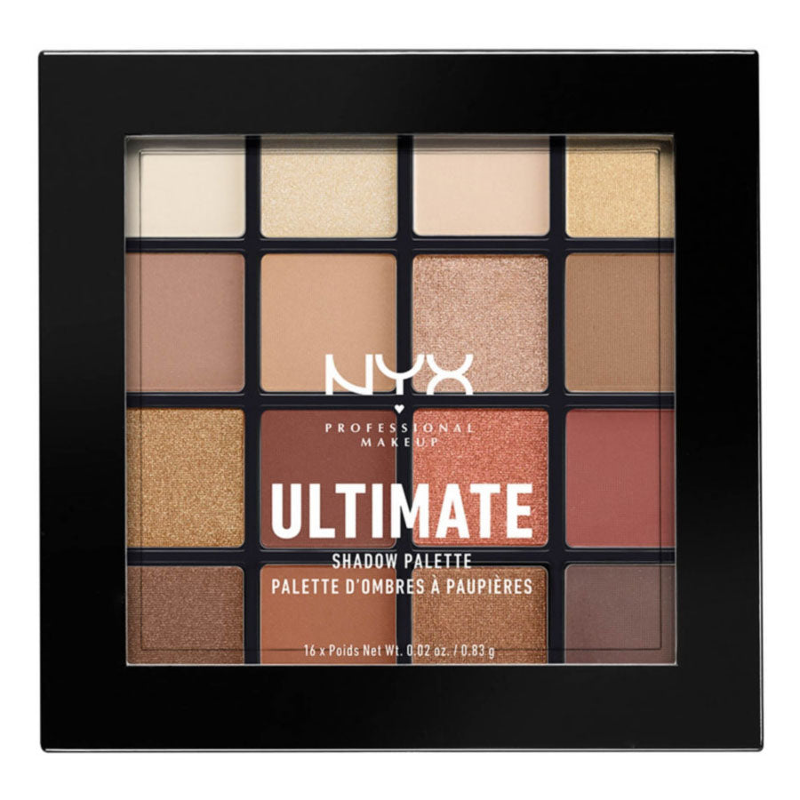 NYX Ultimate Shadow Palette - Warm Neutrals - Free Shipping