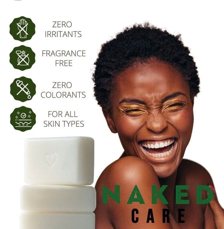 Naked Care® (2x100g) Coconut Oil Face & Body Bar