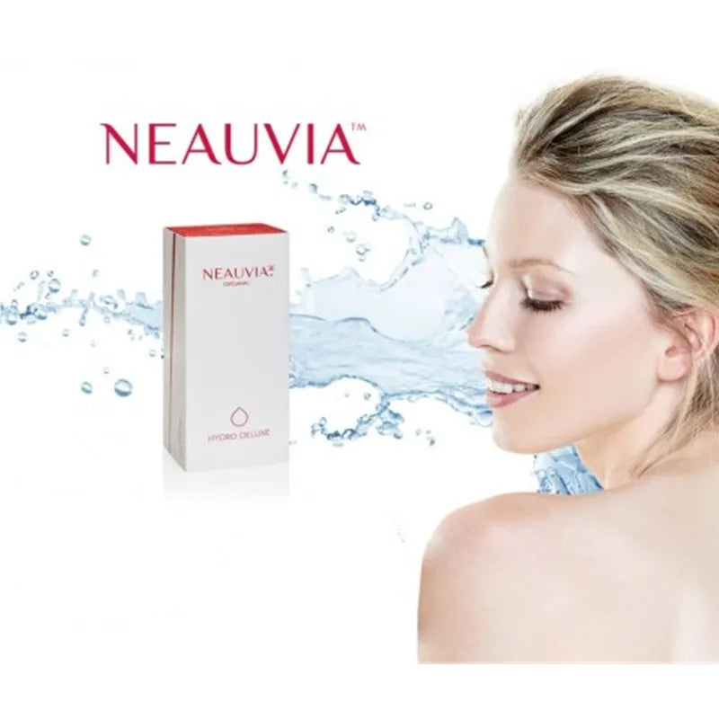 Neauvia Dermal Filler Skin Enhancer – Organic Hydration, 2×2.5ml Vials, Mesotherapy Deluxe, Intense Hyaluronic Acid