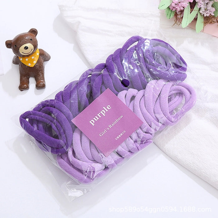 Towel Ring Seamless Color Rubber Band Hair Ring (Korea) version