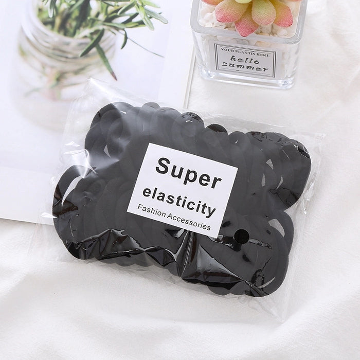 Towel Ring Seamless Color Rubber Band Hair Ring (Korea) version