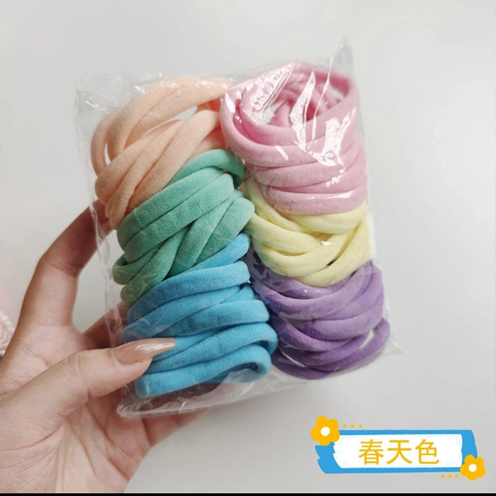 Towel Ring Seamless Color Rubber Band Hair Ring (Korea) version