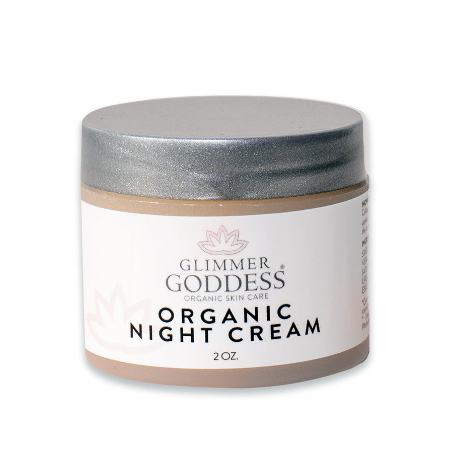 Gimmer Goddess Get The Glow Organic Skin Renewal Night Face Cream  Hydrates & Lifts | 215400266