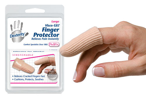 Visco-GEL Fabric-Covered Finger Protector – Cushioned Pain Relief