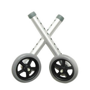 Pro Basics 5-Inch Fixed Wheels with Glide Caps – Pair