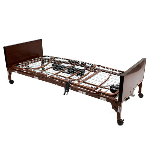 Full-Electric Bed Package with Half-Rails & Innerspring Mattress – Adjustable Comfort
