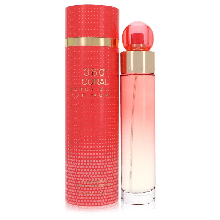 Perry Ellis 360 Coral Perfume By Perry Ellis Eau De Parfum Spray- Free Shipping