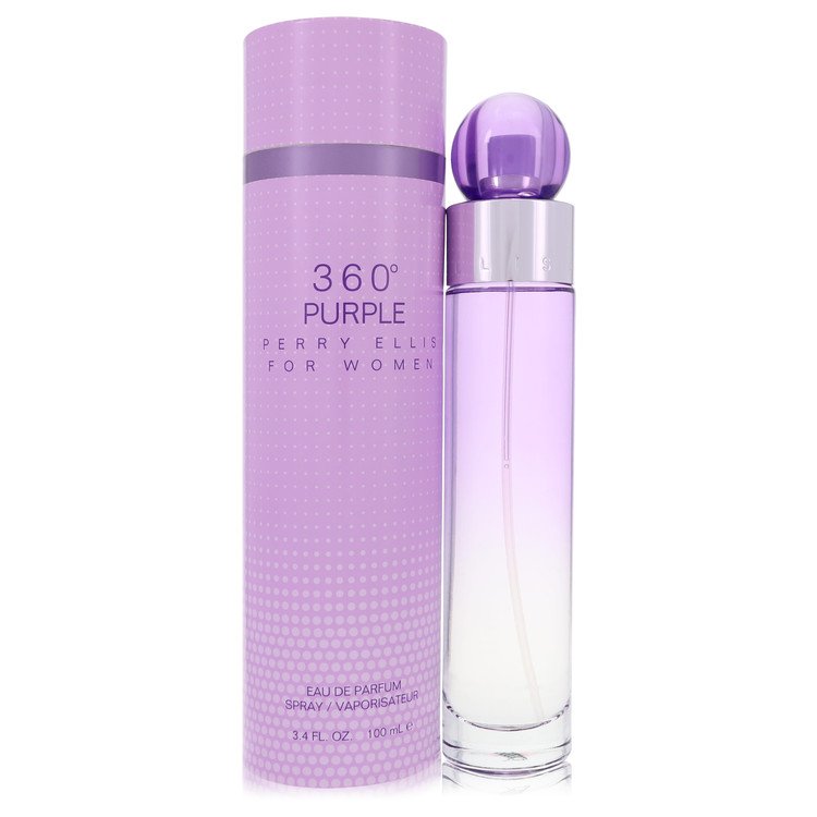 Perry Ellis 360 Purple Perfume By Perry Ellis Eau De Parfum Spray- Free Shipping