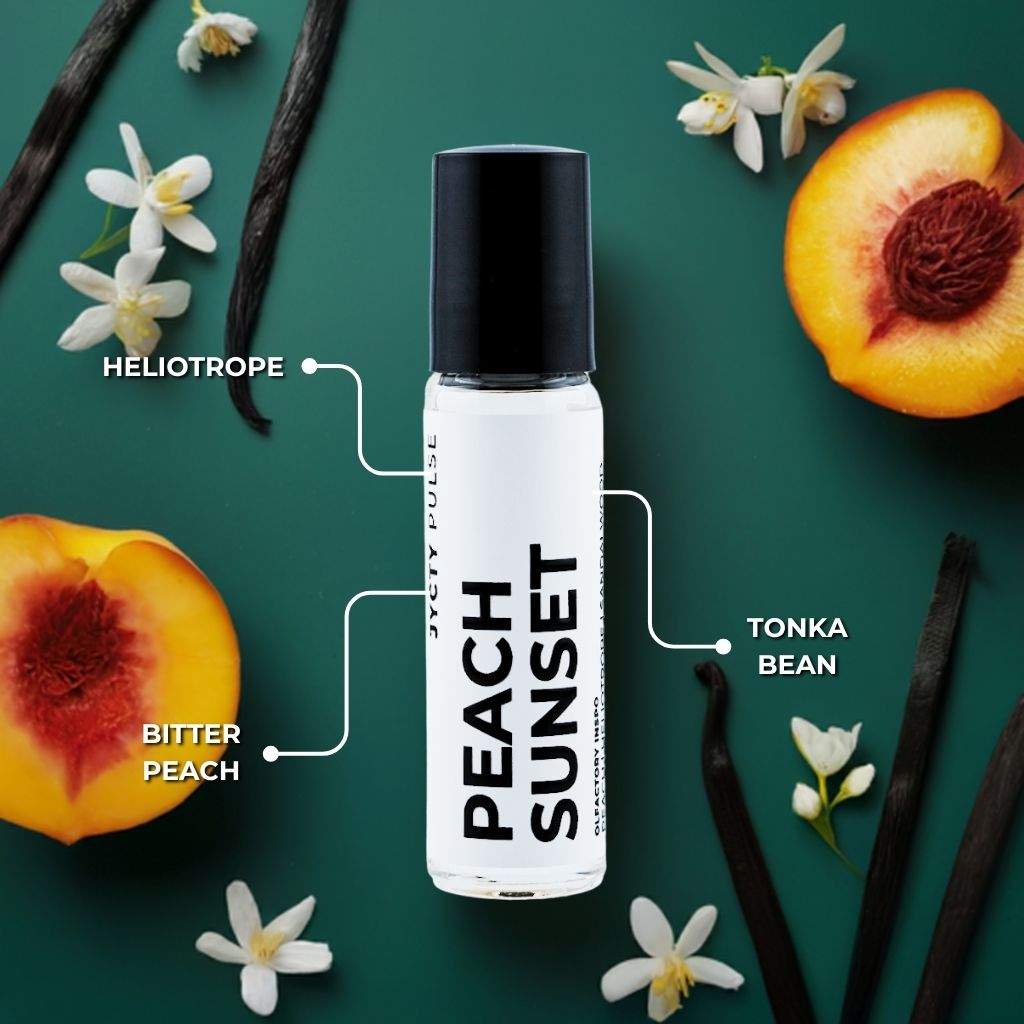 PEACH SUNSET Perfume Oil – Inspired by Bitter Peach, 10ml Roll-On