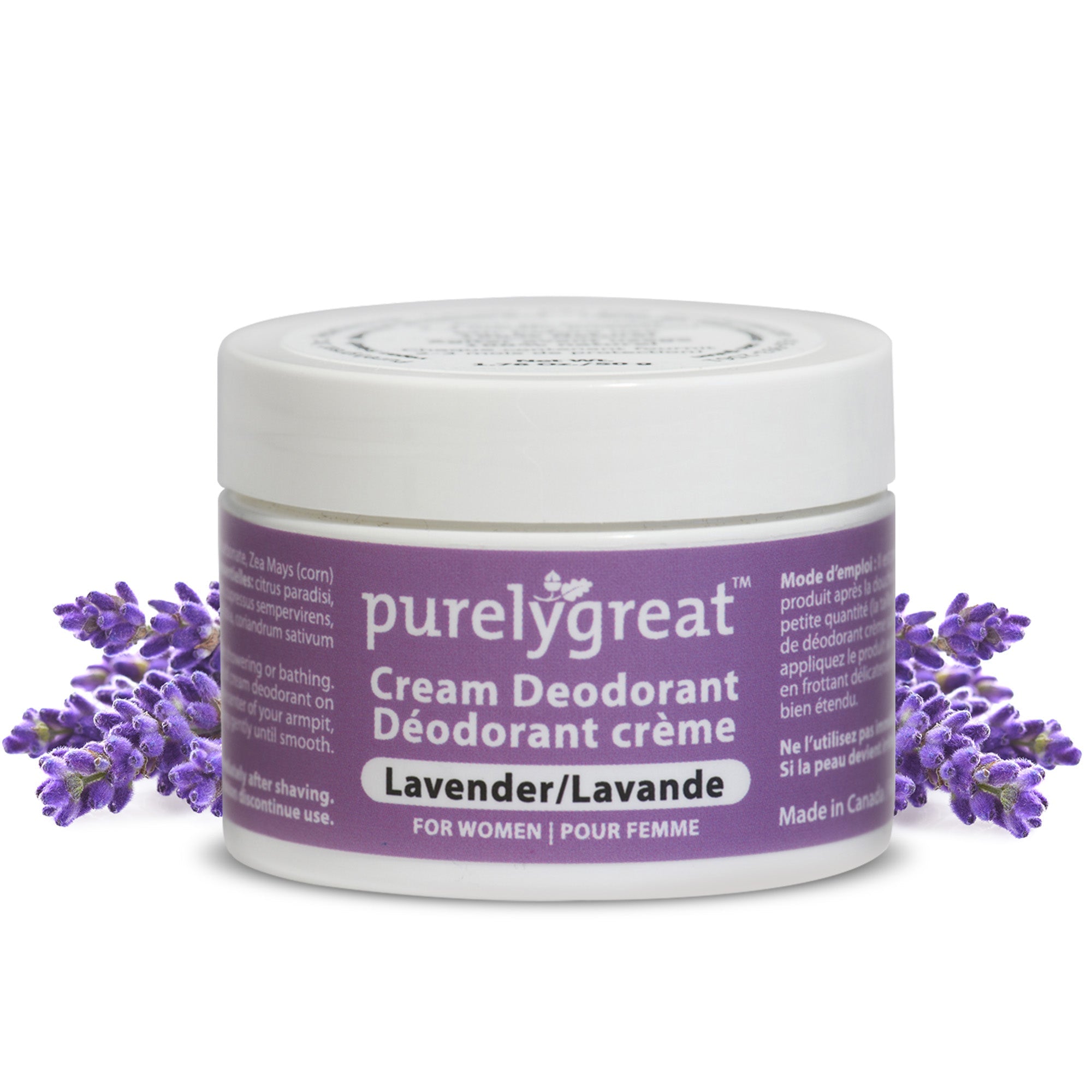 Lavender Cream Deodorant - Aluminum Free