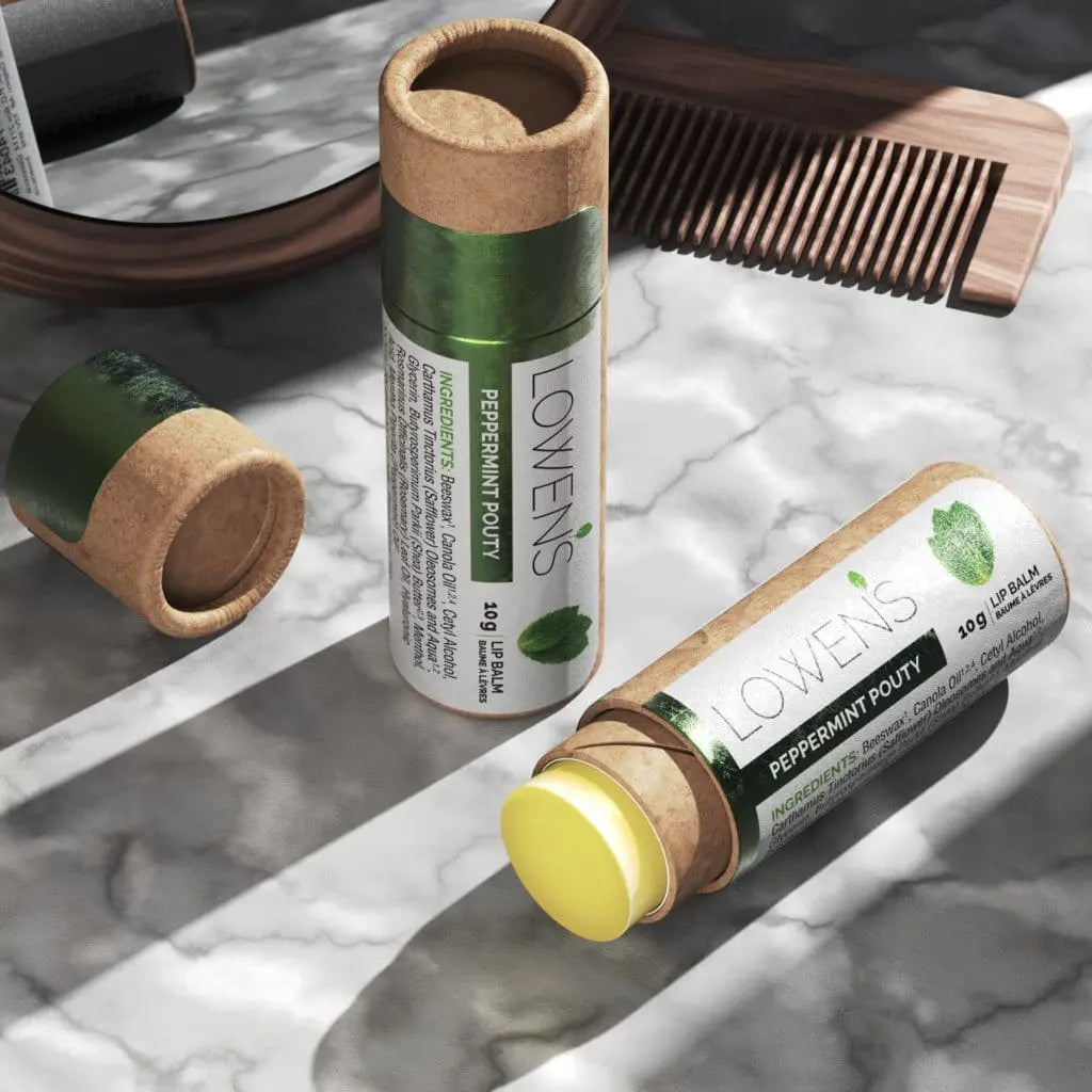 Peppermint Pouty Lip Balm – Original Mint, EWG Verified & Cruelty-Free