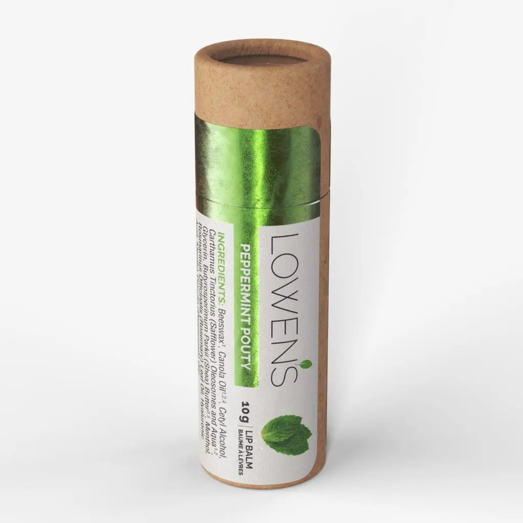 Peppermint Pouty Lip Balm – Original Mint, EWG Verified & Cruelty-Free