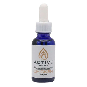 CBD Active Pet Tincture - 300mg - Chicken - Broad Spectrum - Free Shipping