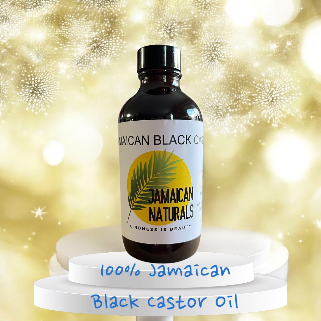 Jamaican Naturals 100% Cold-Pressed Castor Oil – Hydrating Hair, Scalp & Skin Treatment (JBCO)