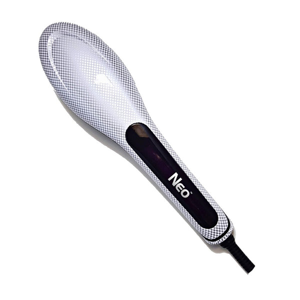 Complete Hair Styling Set: Heated Brush, 0.5 Mini Iron & Easy Comb with Magnet Box