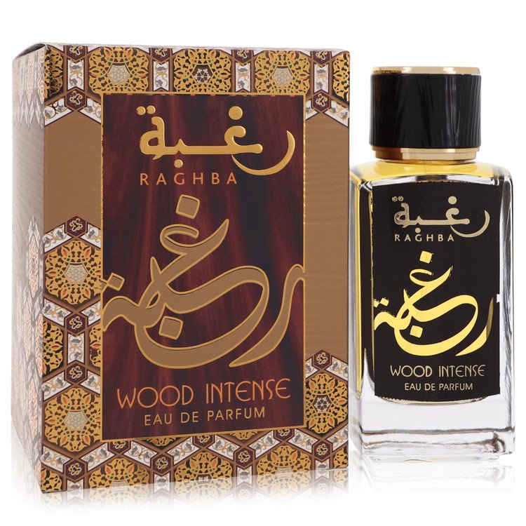 Raghba Wood Intense Perfume By Lattafa Eau De Parfum Spray (Unisex)- Free Shipping