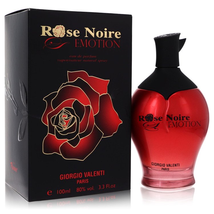 Rose Noire Emotion Perfume By Giorgio Valenti Eau De Parfum Spray- Free Shipping