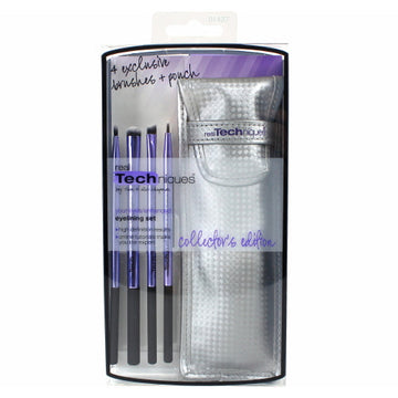 Real Techniques Limited Edition Eyelining Set - Plush Synthetic Bristles - Free Shipping