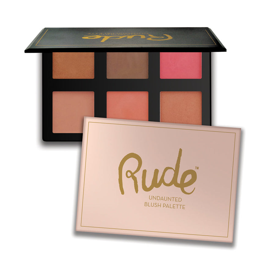 RUDE Undaunted Blush Palette - Free Shipping