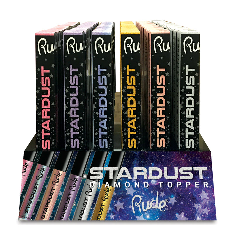 RUDE Stardust Diamond Topper Acrylic Display Set, 72 Pieces - Free Shipping