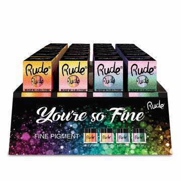 RUDE You're So Fine Pigment Acrylic Display, 48 Pieces - Free Shipping