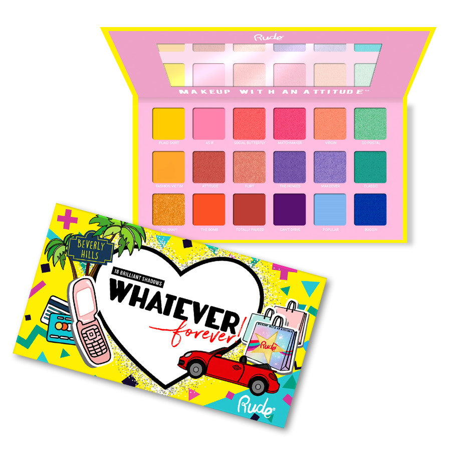 RUDE Whatever Forever Eyeshadow Palette - Free Shipping