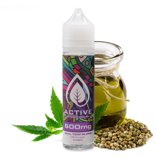 CBD  Active Dabs E-Liquid - 600mg - 2oz/60mL - Free Shipping