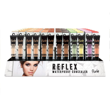 RUDE Reflex Waterproof Concealer Acrylic Display Set, 144 Pieces + 12 Testers - Free Shipping