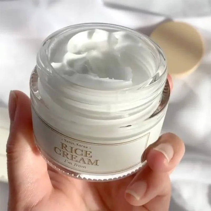 Rice Cream Hydrating Moisturizing Firming Oil Control Brightening Improving Yellow Gas Depth Nourishment Essence Face Cream