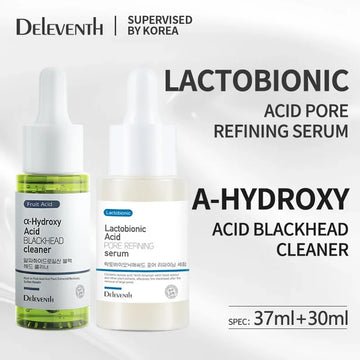 Korean DEleventh fruit acid blackhead extract lactobionic pore shrinking serum blackhead removal