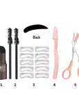 EELHOE One Step Eyebrow Shaping Kit Professional