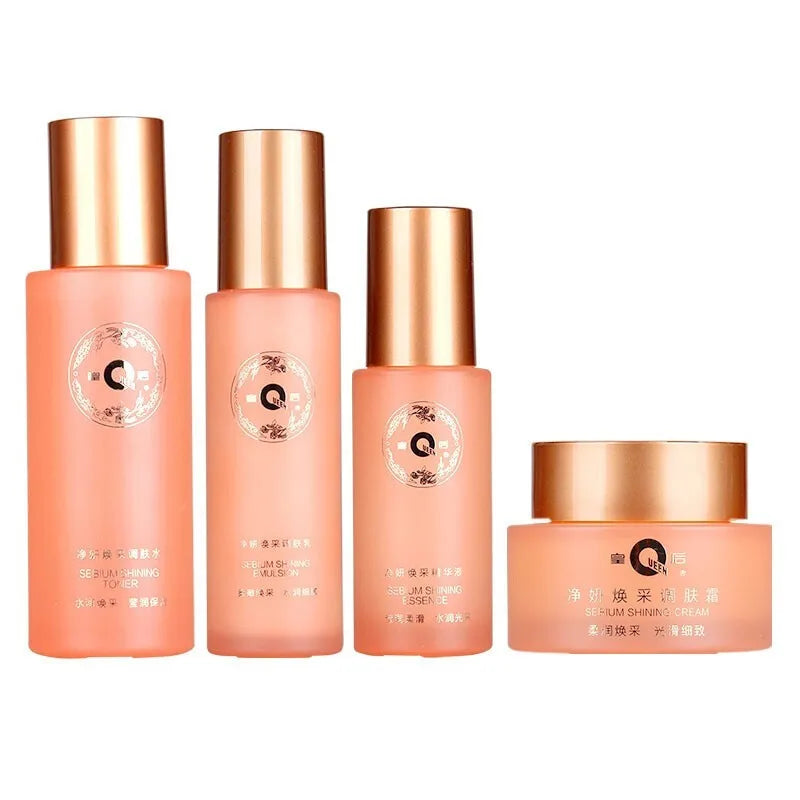 Pien Huang Queen Purifying Whitening Toner Emulsion SkinCare Set Face Care High Quality Niacinamide Brightening Moisturizing