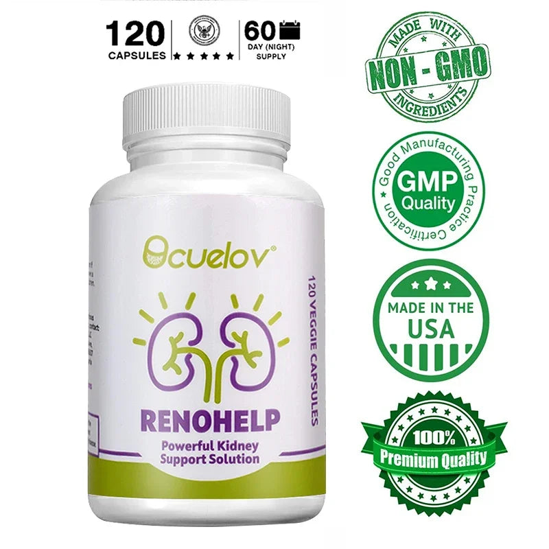 Ocuelov RemonHelp Powerful Kidney Support Solution 120 Veggie Capsulates