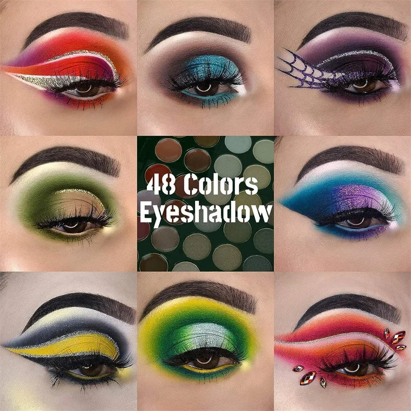 Professional Makeup Palette Sets Matte Shimmer Eye Shadow Combo Color 78