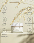 Rice Cream Hydrating Moisturizing Firming Oil Control Brightening Improving Yellow Gas Depth Nourishment Essence Face Cream