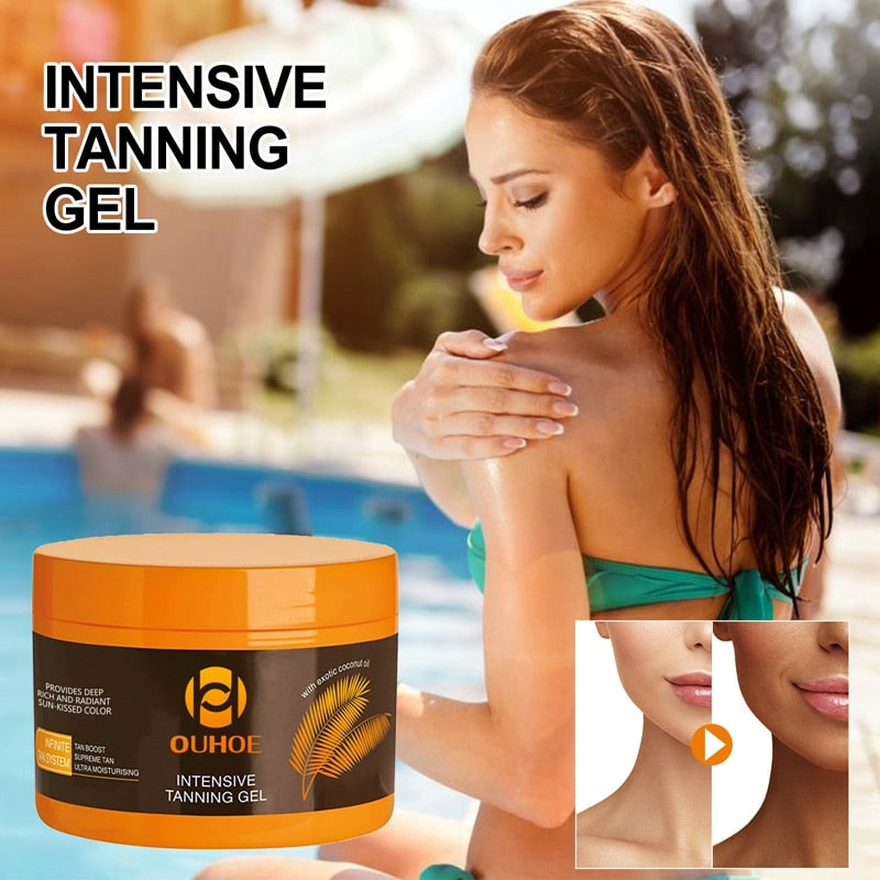 OUHOE Brown Intensive Tanning Gel 150g