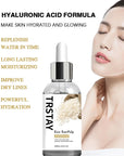 White Rice Face Serum Hyaluronic Acid Liquid Moisturizing Nourishing Skin Care