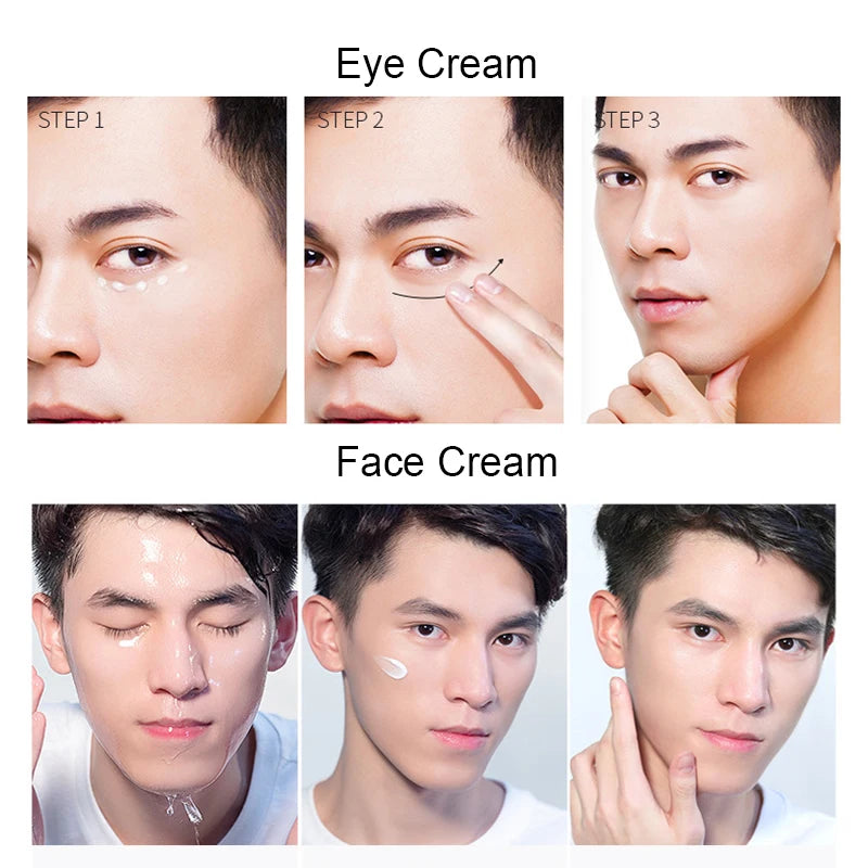 Men skin care set Face Cream eye cream Serum  Moisturizing Face Care 20kg