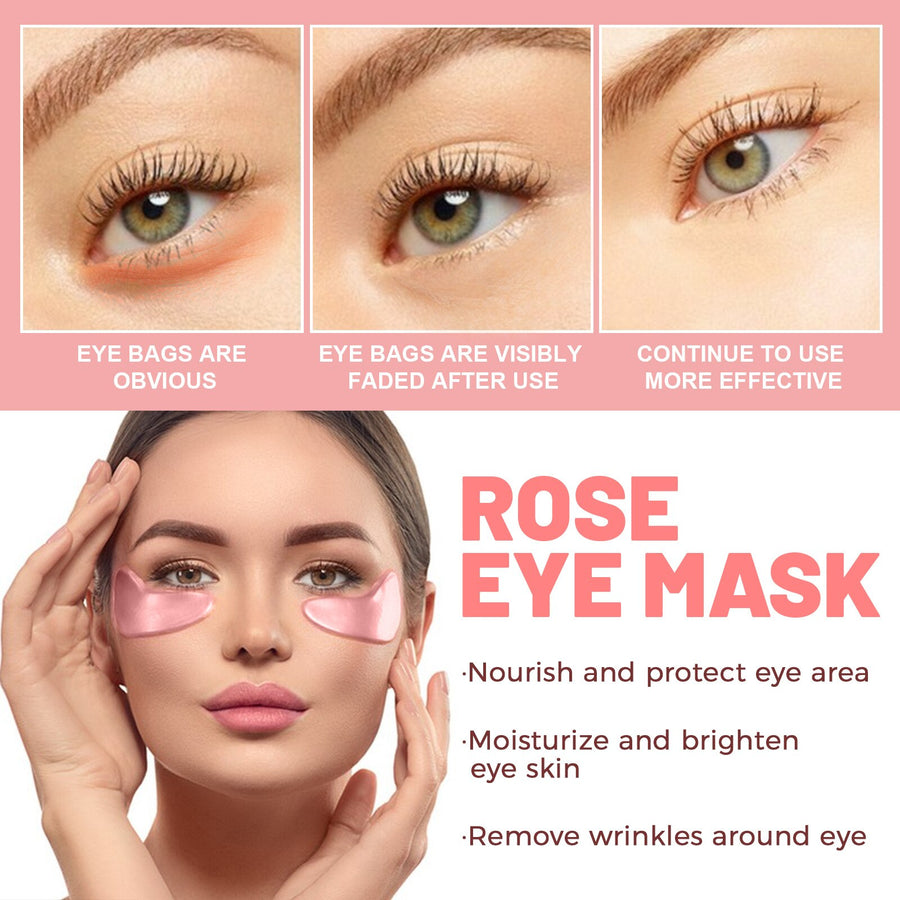 OUHOE Anti Wrinkle Rose Eye Mask