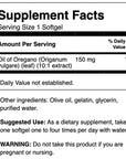 Swanson Oregano Oil Digestive Health 10:1 Extract Dietary Supplement 120 Softgels