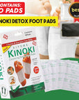 Korea Kinoki Foot Patch Deep Detox 100pcs=100pcs Patches+100pcs Adhesives Body Toxins Pad