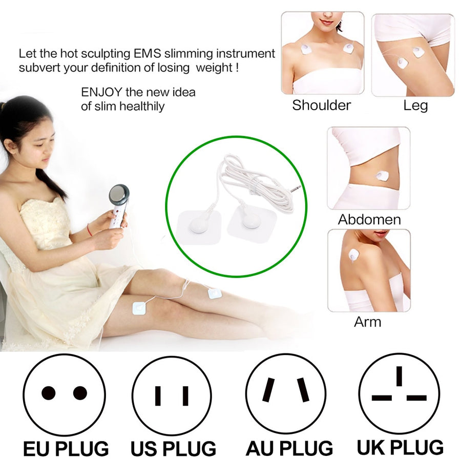 Ultrasound Cavitation EMS Fat Burner Body 3 in 1 Slimming & Beautifying Massager Machine