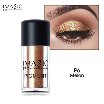 IMAGIC Metallic Glitter Eyeshadow P6 Melon Color