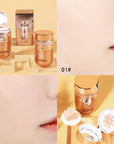 Butterfly Air Cushion BB Cream Lasting Powder Puff  Waterproof Makeup